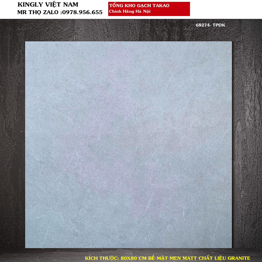 Gạch vân xi măng 80x80 68274 LOẠI 1